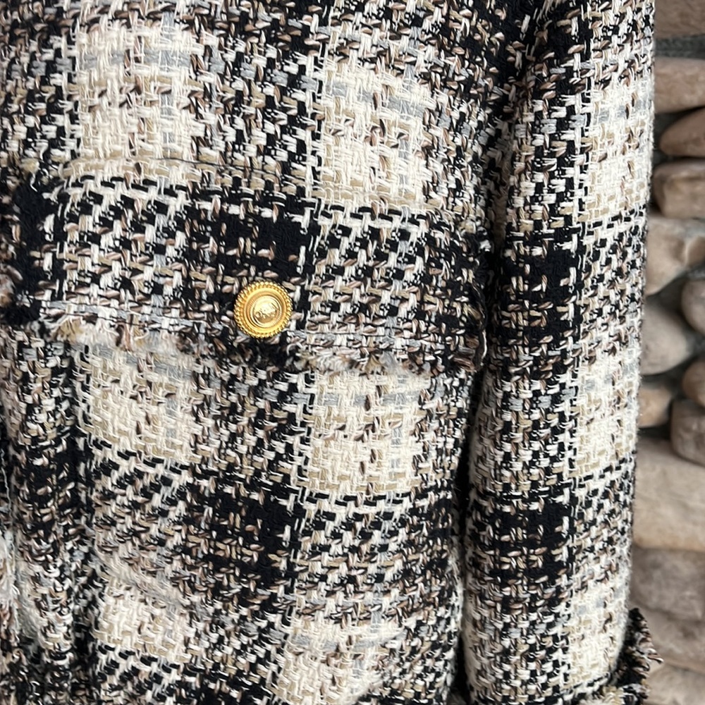Zara tweed jacket S - Picture 6 of 12